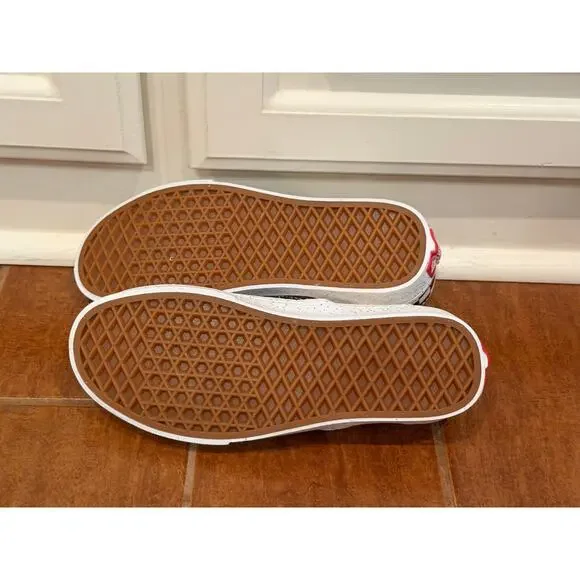 Vans FU Classic Slip-On Confetti Black White Checkered Sneakers Men 5.5 Women 7 - Picture 11 of 11